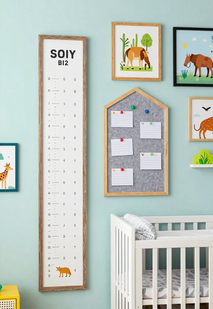 14 Changing Table Decor Ideas That Feel Cute & Practical 3 14 Changing Table Decor Ideas That Feel Cute & Practical - 3. Functional Wall Art 1