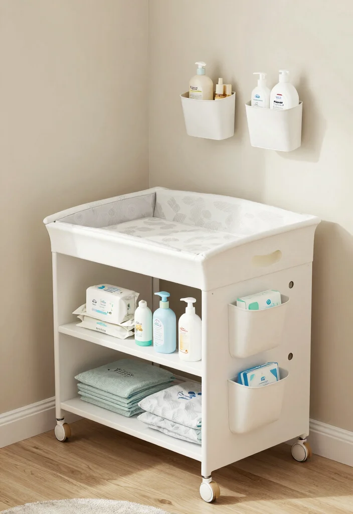 14 Changing Table Decor Ideas That Feel Cute & Practical 16 14 Changing Table Decor Ideas That Feel Cute & Practical - 6. Space-Saving Solutions 1