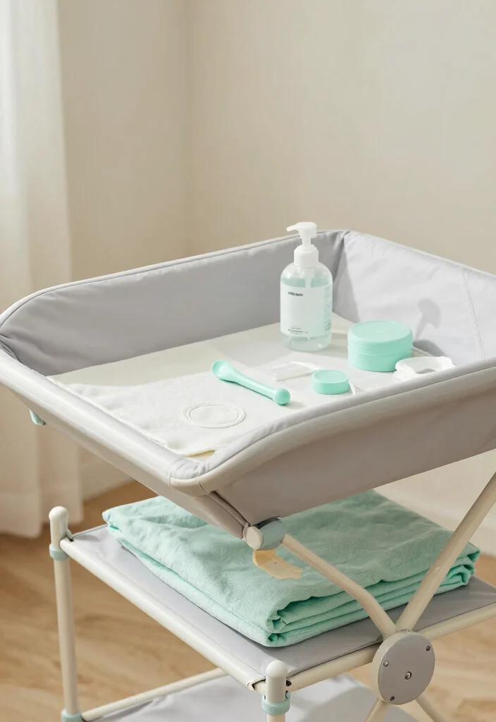 14 Changing Table Decor Ideas That Feel Cute & Practical 18 14 Changing Table Decor Ideas That Feel Cute & Practical - 8. Color Coordination 1