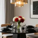 15 Black Round Table Decor Ideas With Bold Contrast