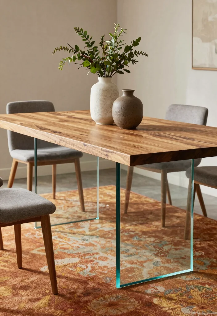 15 Custom Dining Table Ideas With Unique Character 40 15 Custom Dining Table Ideas With Unique Character - 10. Textured Table Surfaces 1