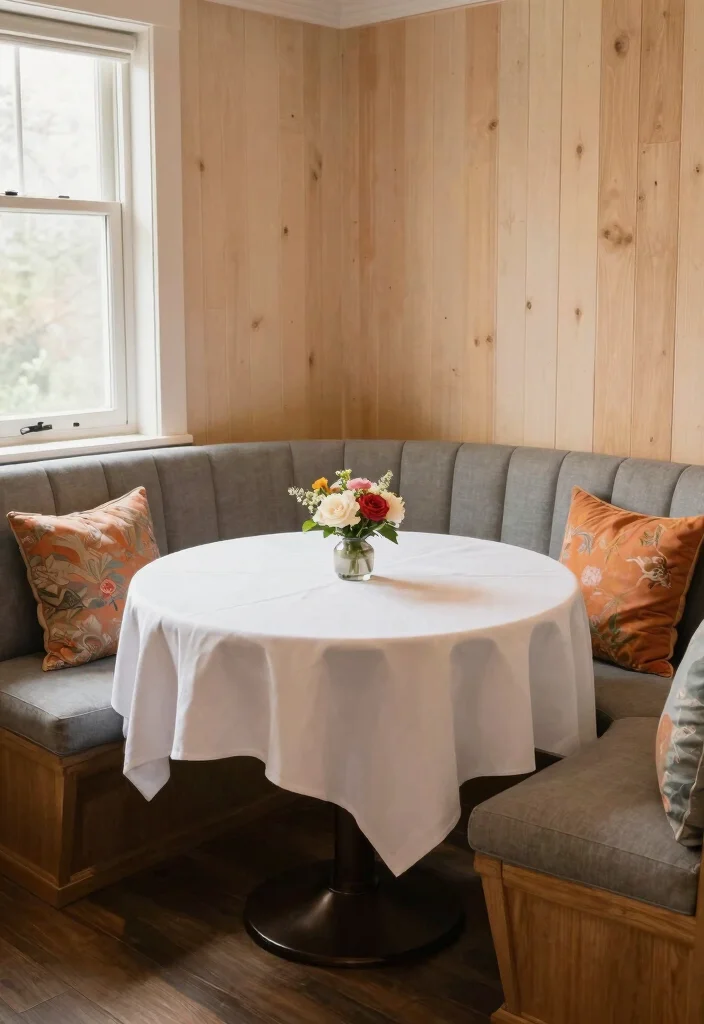 15 Custom Dining Table Ideas With Unique Character 37 15 Custom Dining Table Ideas With Unique Character - 7. Custom Built-In Banquette 1