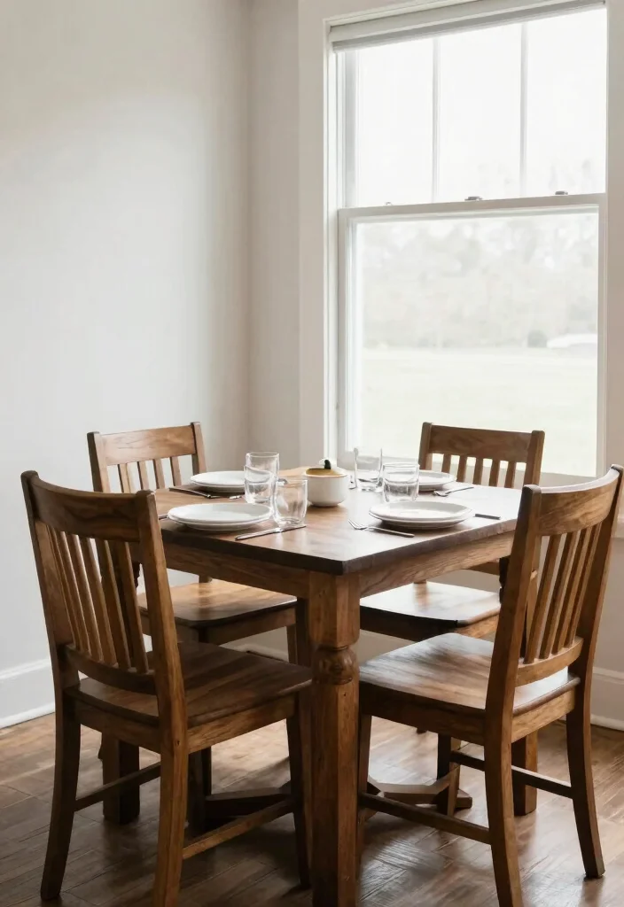15 Dining Chairs for Dark Wood Table Ideas That Match Perfectly - 10. Slatted Back Chairs 1