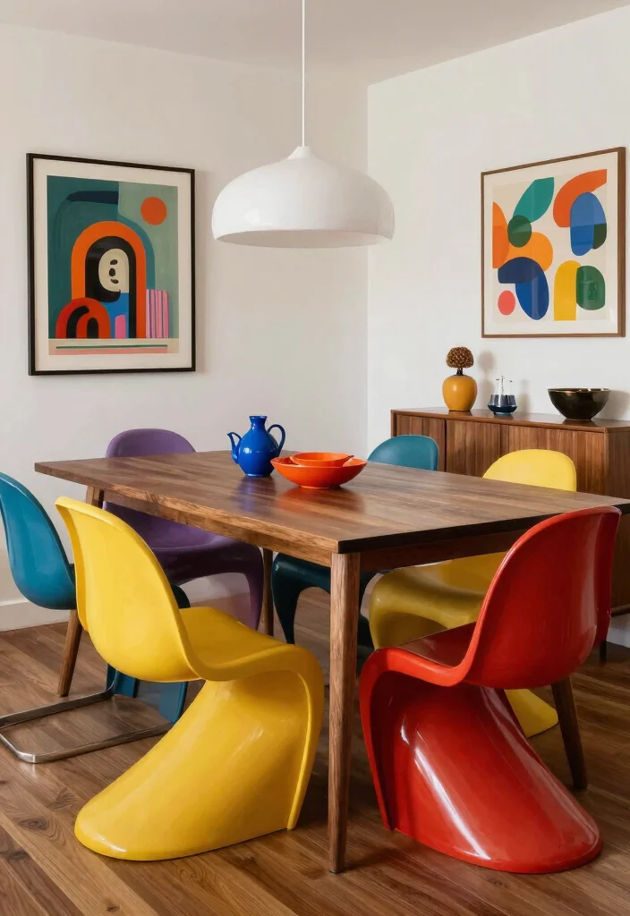 15 Dining Chairs for Dark Wood Table Ideas That Match Perfectly - 8. Mid-Century Modern Chairs 1