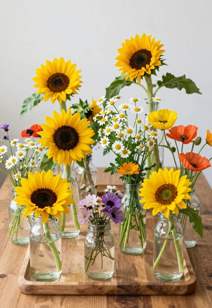 15 Dining Table Flowers Ideas That Elevate Instantly 1 15 Dining Table Flowers Ideas That Elevate Instantly - 1. Wildflower Burst 1