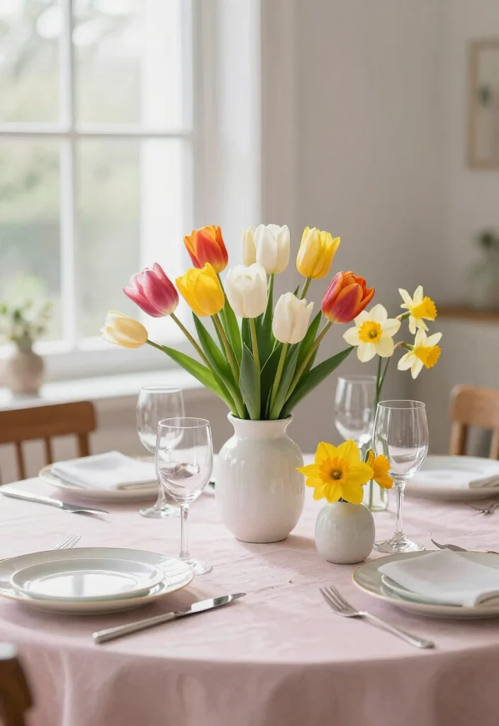 15 Dining Table Flowers Ideas That Elevate Instantly 25 15 Dining Table Flowers Ideas That Elevate Instantly - 5. Seasonal Blooms 1
