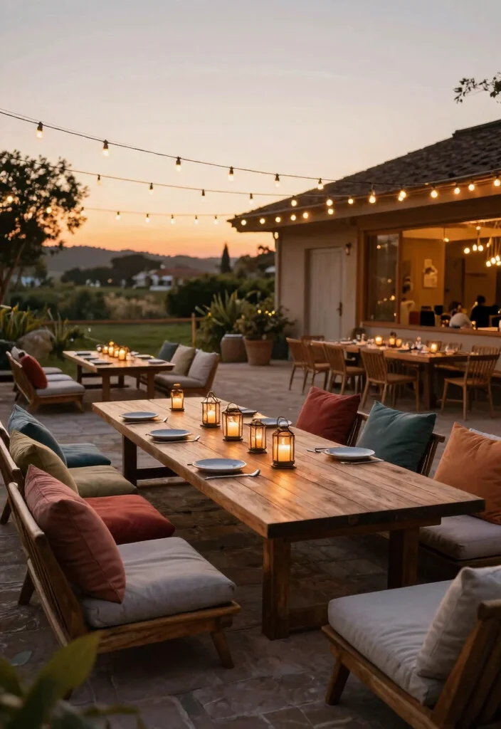 15 Dining Table Wooden Ideas With Timeless Warmth 43 15 Dining Table Wooden Ideas With Timeless Warmth - 13. Outdoor Wooden Dining 1