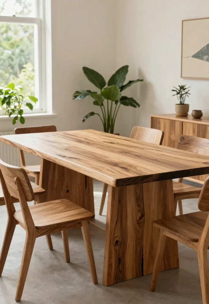 15 Dining Table Wooden Ideas With Timeless Warmth 55 15 Dining Table Wooden Ideas With Timeless Warmth - 15. Sustainable Wooden Furniture 1