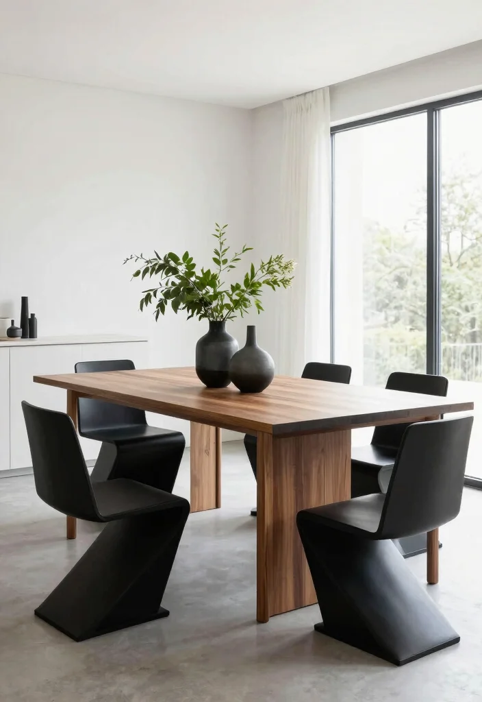 15 Dining Table Wooden Ideas With Timeless Warmth 26 15 Dining Table Wooden Ideas With Timeless Warmth - 6. Modern Minimalist 1