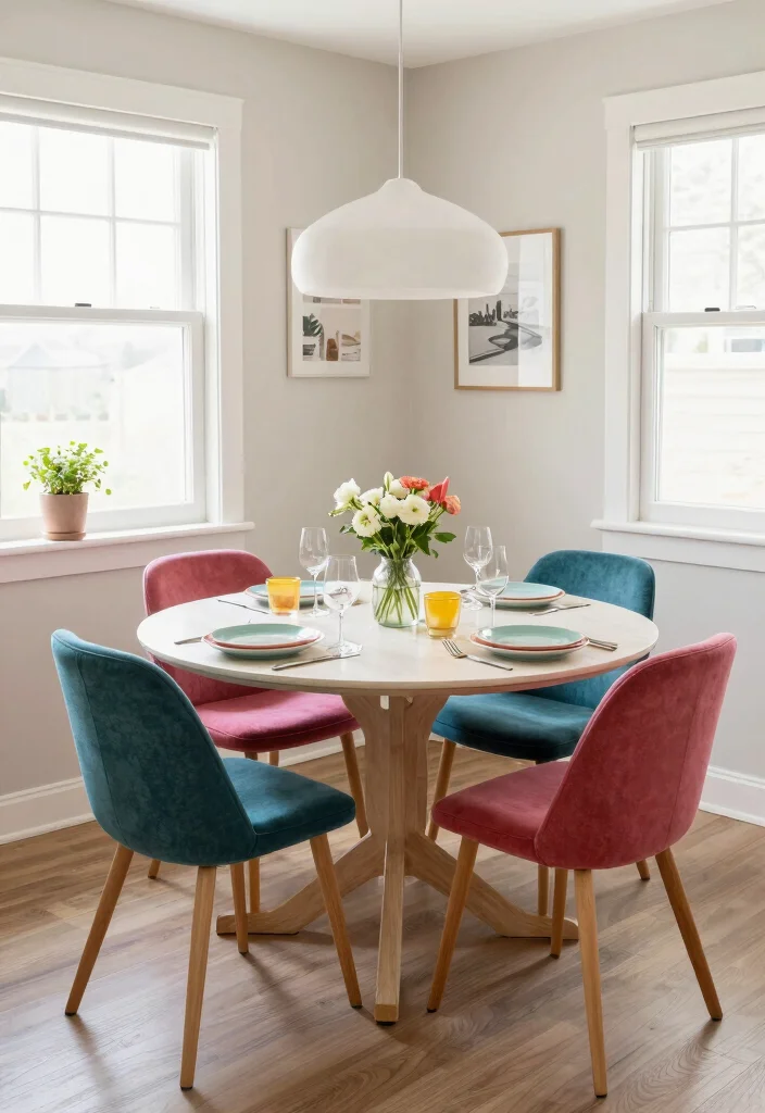 15 Dining Table for Small Spaces Ideas That Maximize Every Inch 3 15 Dining Table for Small Spaces Ideas That Maximize Every Inch - 3. Round Tables 1