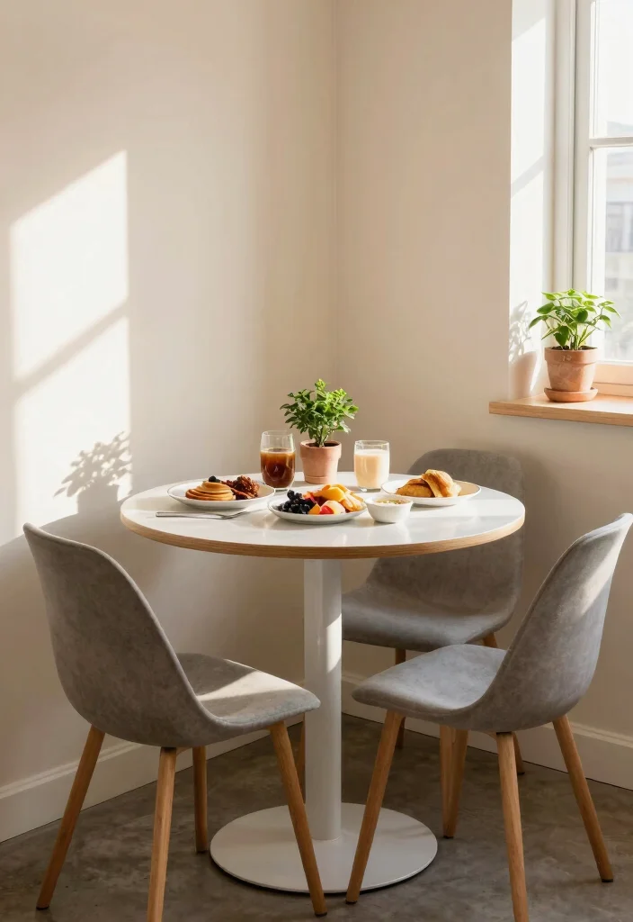 15 Dining Table for Small Spaces Ideas That Maximize Every Inch 26 15 Dining Table for Small Spaces Ideas That Maximize Every Inch - 6. Bistro Tables 1