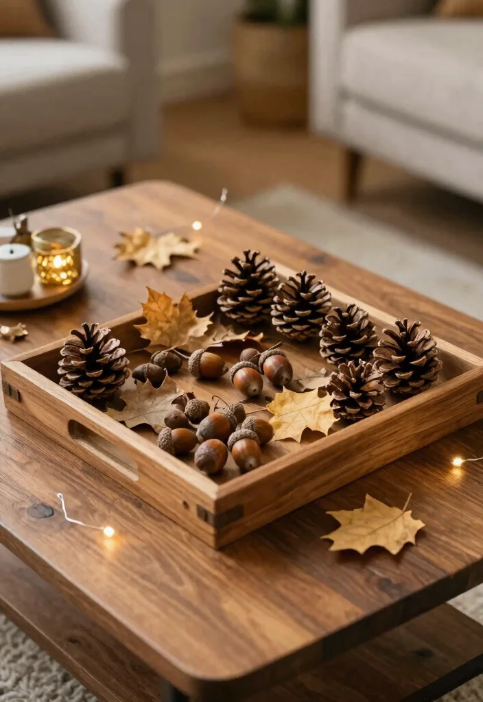 15 Fall Decor Coffee Table Ideas With Cozy Layers 12 15 Fall Decor Coffee Table Ideas With Cozy Layers - 2. Nature's Bounty: Real or Faux 1