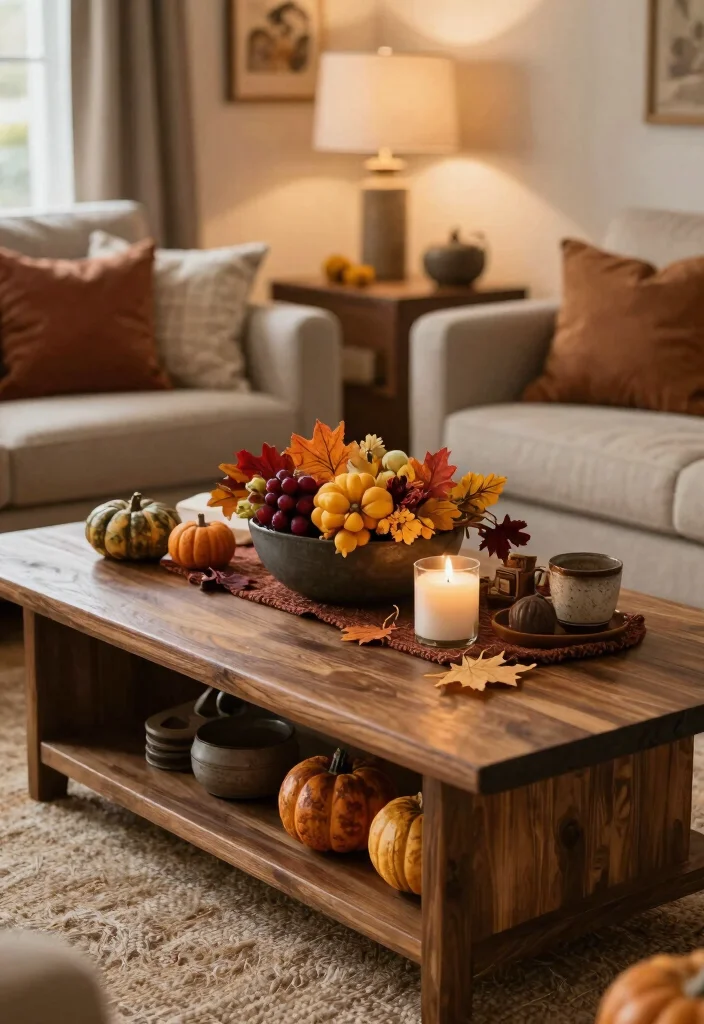15 Fall Decor Coffee Table Ideas With Cozy Layers 64 15 Fall Decor Coffee Table Ideas With Cozy Layers - Conclusion 1