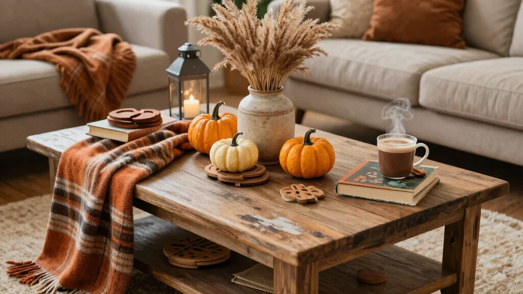 15 Fall Decor Coffee Table Ideas With Cozy Layers