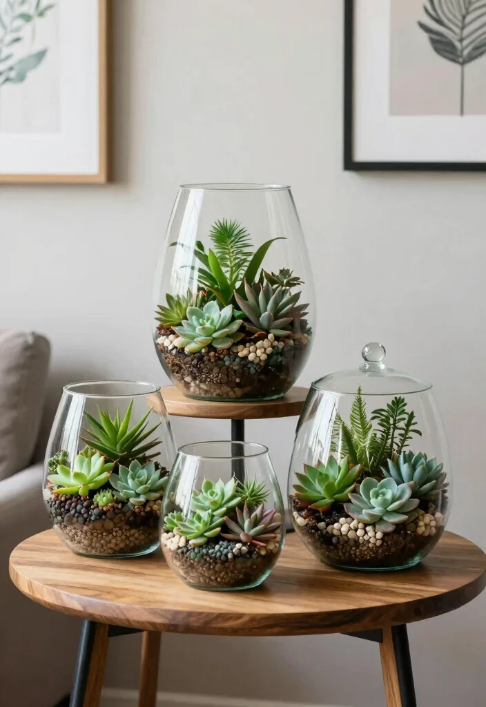 15 Glass Table Decor 2026 Trending Ideas With Clean Styling 2 15 Glass Table Decor 2026 Trending Ideas With Clean Styling - 2. Glass Terrariums 1