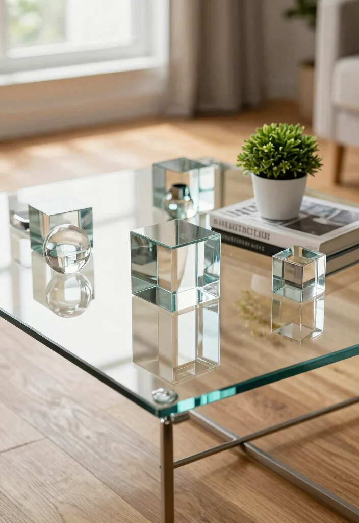 15 Glass Table Decor 2026 Trending Ideas With Clean Styling 24 15 Glass Table Decor 2026 Trending Ideas With Clean Styling - 4. Geometric Glass Accents 1