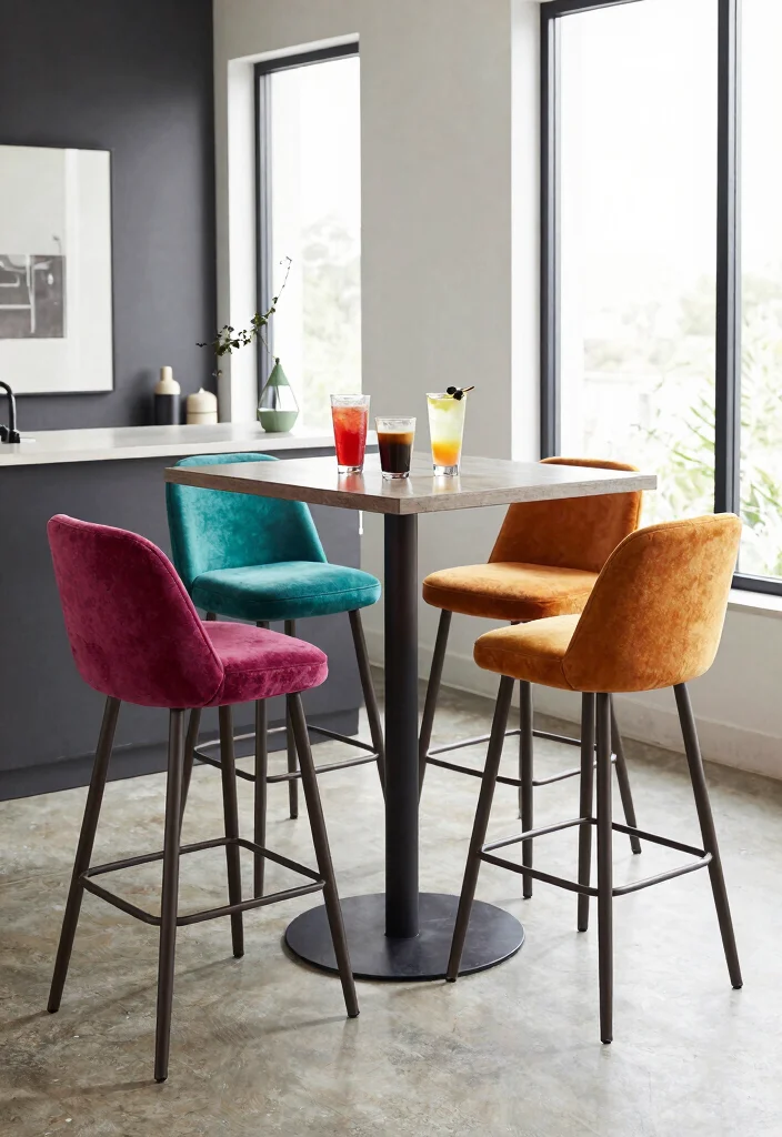 15 Mini Dining Table Small Spaces Ideas That Save Room 29 15 Mini Dining Table Small Spaces Ideas That Save Room - 9. Bar-Height Tables 1