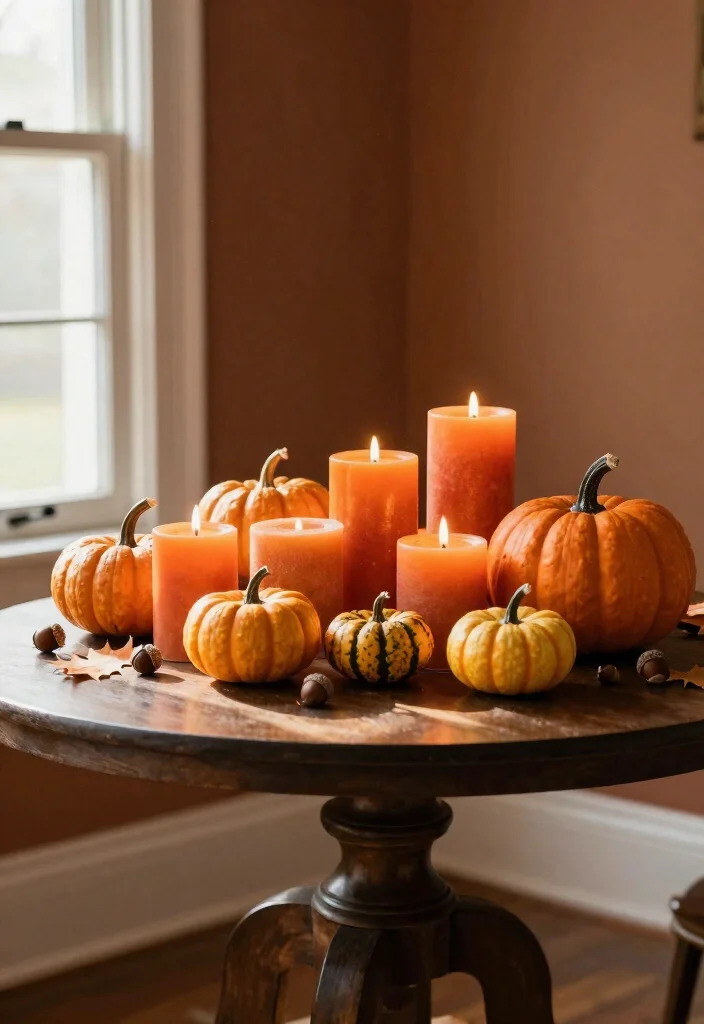 15 Round Foyer Table Decor Ideas That Impress Instantly - 4. Seasonal Switch-Up 1