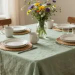 15 Table Cloth Ideas for Home Dining Rooms That Add Charm
