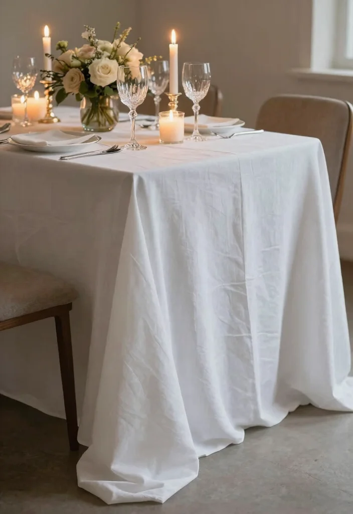 15 Table Cloth Ideas for Home Dining Rooms That Add Charm 3 15 Table Cloth Ideas for Home Dining Rooms That Add Charm - 3. Linen Table Cloths for Effortless Elegance 1