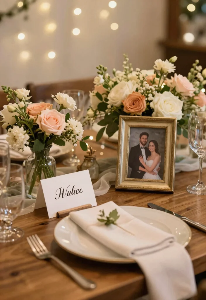 15 Western Wedding Table Decor Ideas With Rustic Flair 6 15 Western Wedding Table Decor Ideas With Rustic Flair - 6. Personalized Touches 1