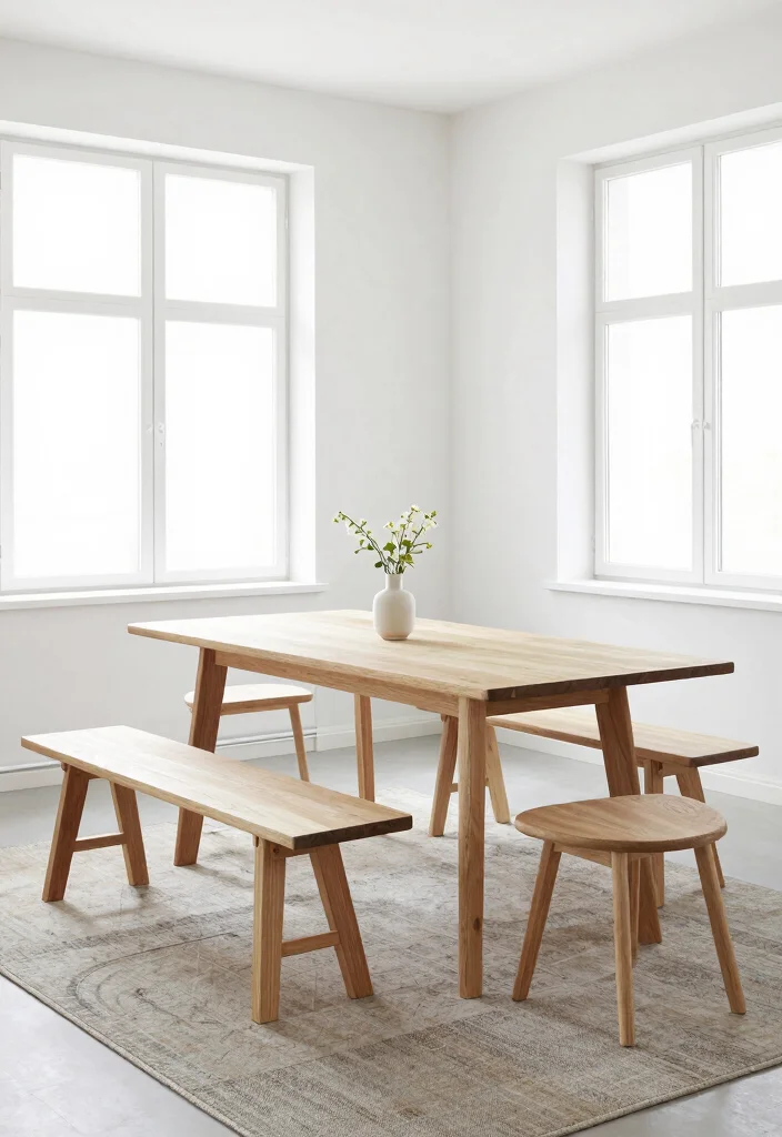 16 Bench Dining Table 2026 Trending Ideas That Feel Cozy & Modern 1 16 Bench Dining Table 2026 Trending Ideas That Feel Cozy & Modern - 1. Minimalist Scandinavian Style 1