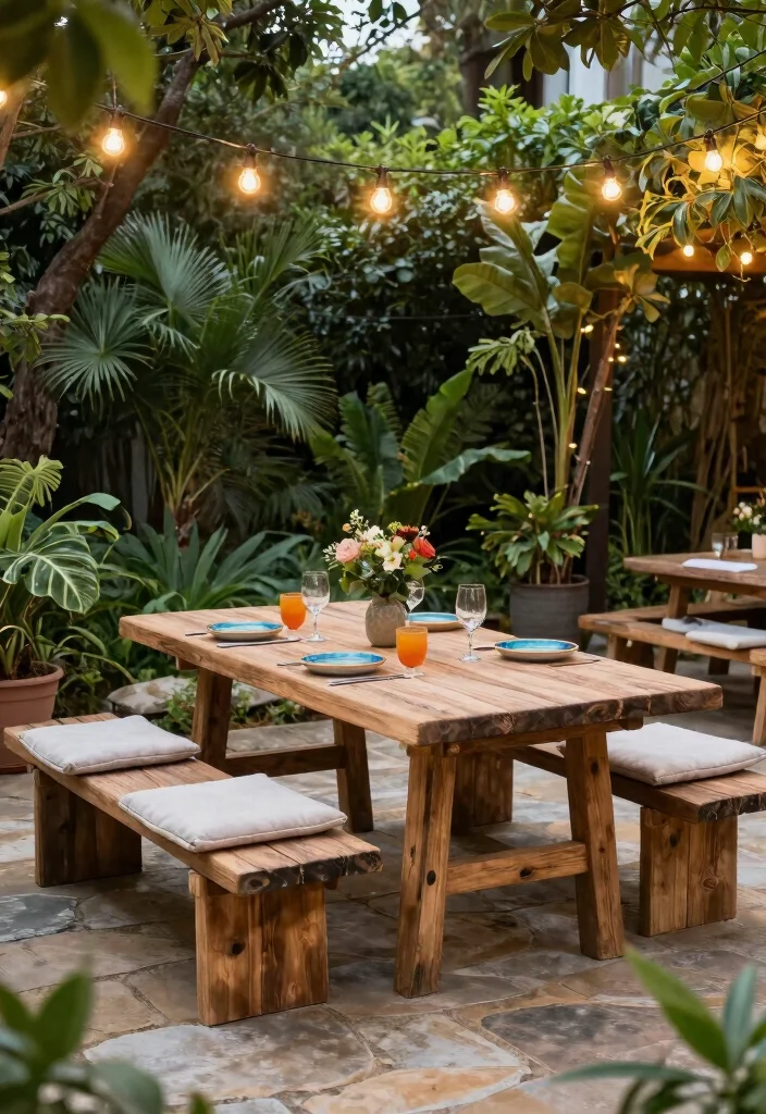 16 Bench Dining Table 2026 Trending Ideas That Feel Cozy & Modern 49 16 Bench Dining Table 2026 Trending Ideas That Feel Cozy & Modern - 9. Outdoor Inspiration 1