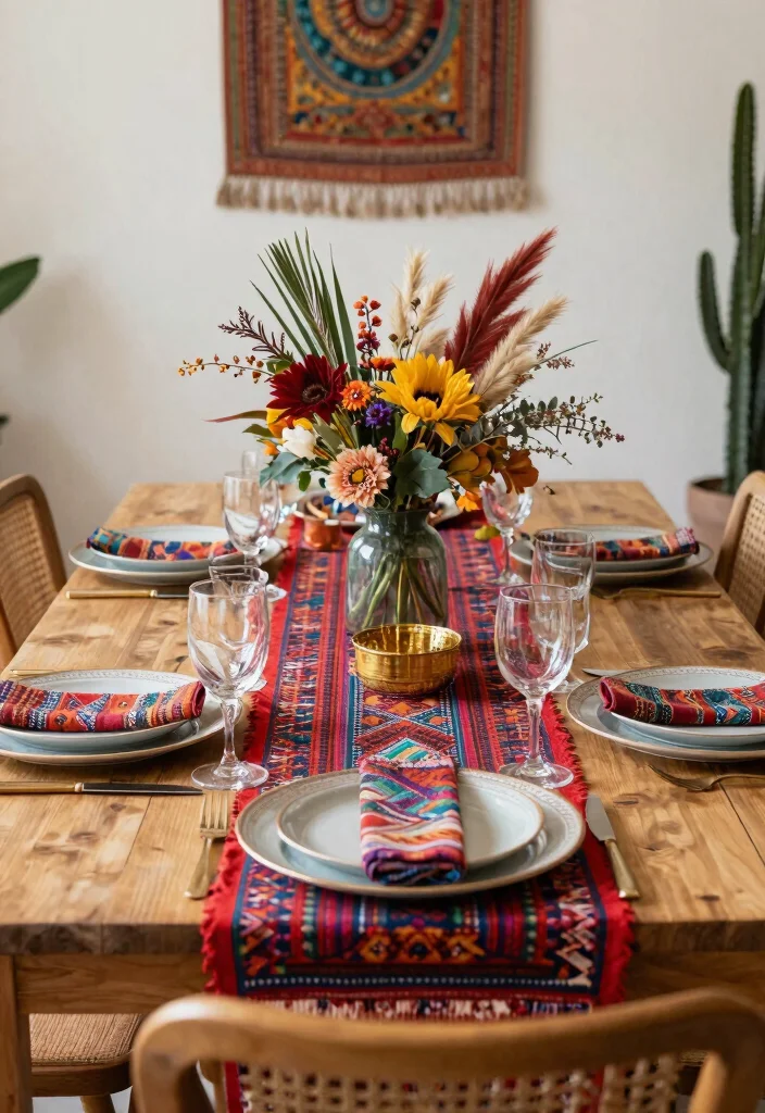 16 Boho Dining Room Table Ideas With Relaxed Vibes 65 16 Boho Dining Room Table Ideas With Relaxed Vibes - 15. Themed Dinner Parties 1