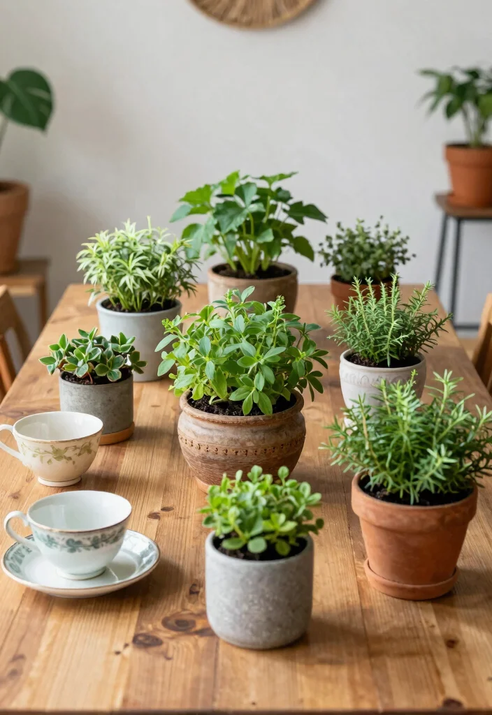 16 Boho Dining Room Table Ideas With Relaxed Vibes 26 16 Boho Dining Room Table Ideas With Relaxed Vibes - 6. Incorporate Greenery 1