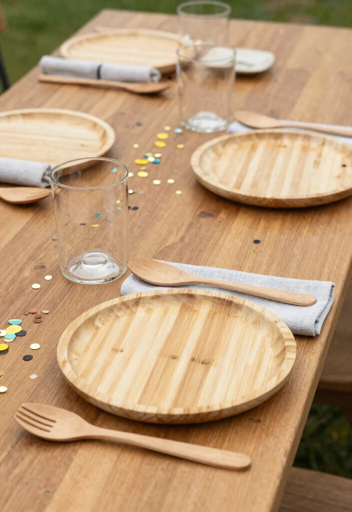 16 Boho Table Decor Ideas With Free Spirited Style - 11. Eco-Friendly Materials 1