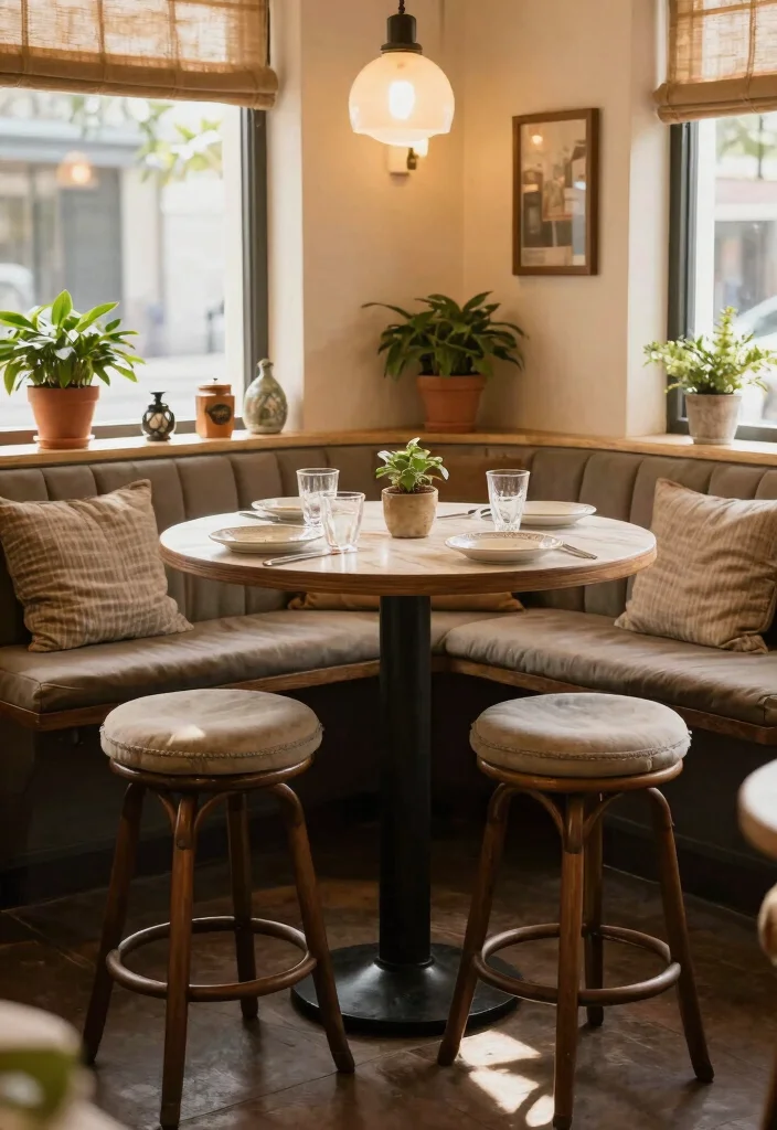 16 Counter Height Dining Table Set Ideas With Modern Flair 55 16 Counter Height Dining Table Set Ideas With Modern Flair - 15. Cozy Bistro Feel 1