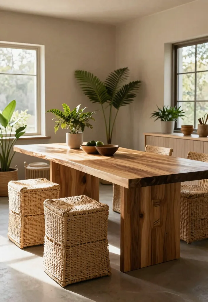 16 Counter Height Dining Table Set Ideas With Modern Flair 28 16 Counter Height Dining Table Set Ideas With Modern Flair - 8. Natural Textures 1