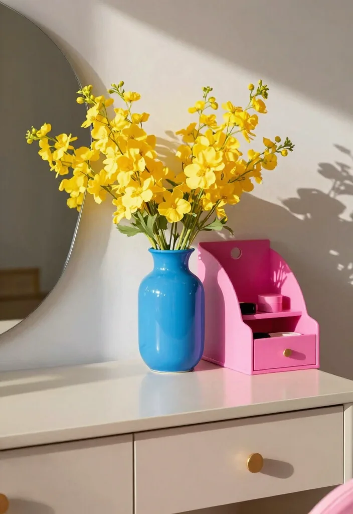 16 Dressing Table Decor 2026 Trending Ideas With Chic Touches 52 16 Dressing Table Decor 2026 Trending Ideas With Chic Touches - 12. Fun Pop of Color 1