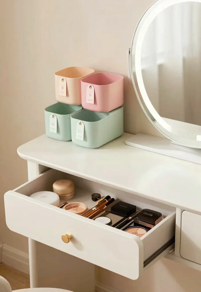 16 Dressing Table Decor 2026 Trending Ideas With Chic Touches 54 16 Dressing Table Decor 2026 Trending Ideas With Chic Touches - 14. Personalized Beauty Organizers 1