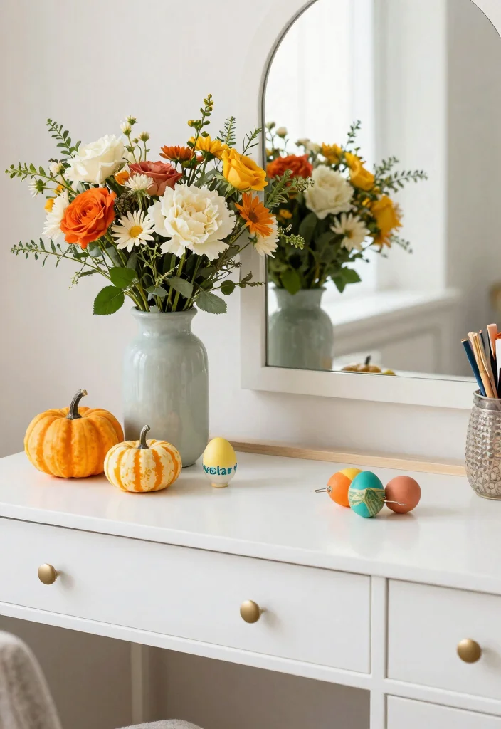 16 Dressing Table Decor 2026 Trending Ideas With Chic Touches 56 16 Dressing Table Decor 2026 Trending Ideas With Chic Touches - 16. Seasonal Decor 1