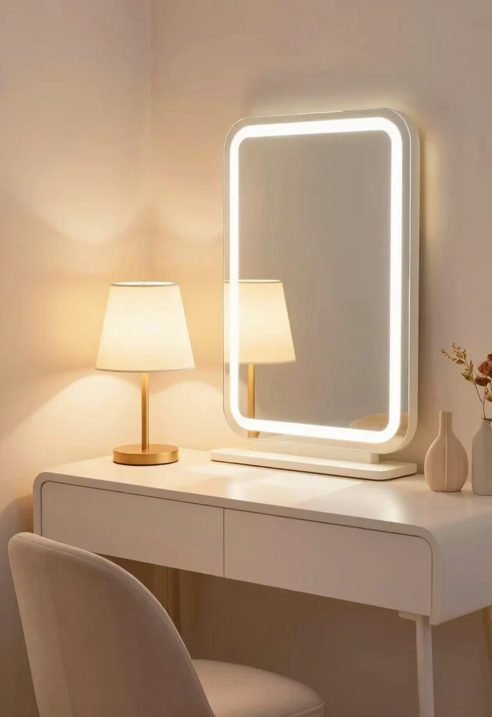 16 Dressing Table Decor 2026 Trending Ideas With Chic Touches 26 16 Dressing Table Decor 2026 Trending Ideas With Chic Touches - 6. Soft Lighting 1