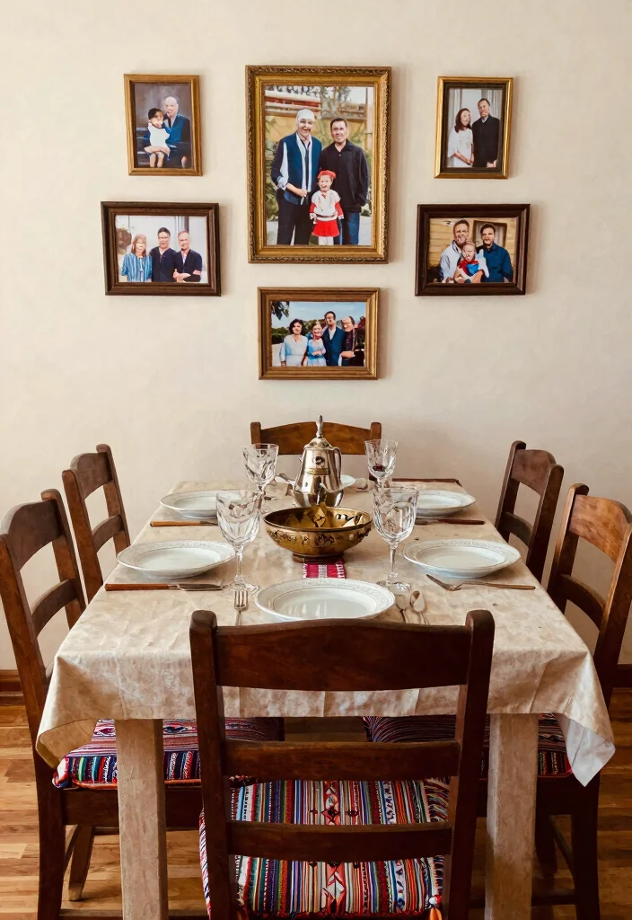 16 Eco-Friendly 6 Chair Dining Table Ideas For Family Gatherings - 13. Cultural Heritage Inspirations 1