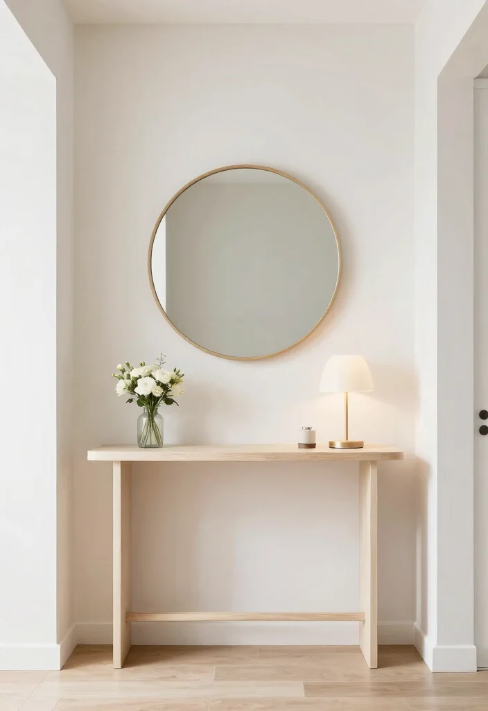 16 Entry Way Console Table Decor Ideas That Stand Out 55 16 Entry Way Console Table Decor Ideas That Stand Out - 15. Clever Use of Mirrors 1