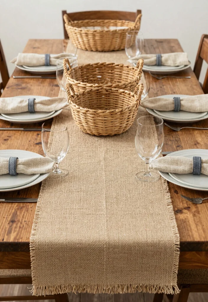 16 French Country Dining Room Table Ideas With Rustic Elegance - 12. Textured Elements 1