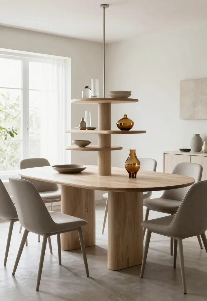 16 MCM Dining Table Ideas With Retro Charm 64 16 MCM Dining Table Ideas With Retro Charm - 14. Multi-Level Dining Table Design 1