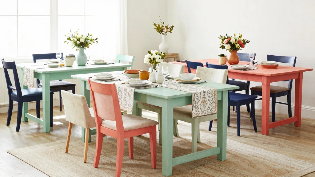 16 Painted Dining Room Table Ideas With Creative Color