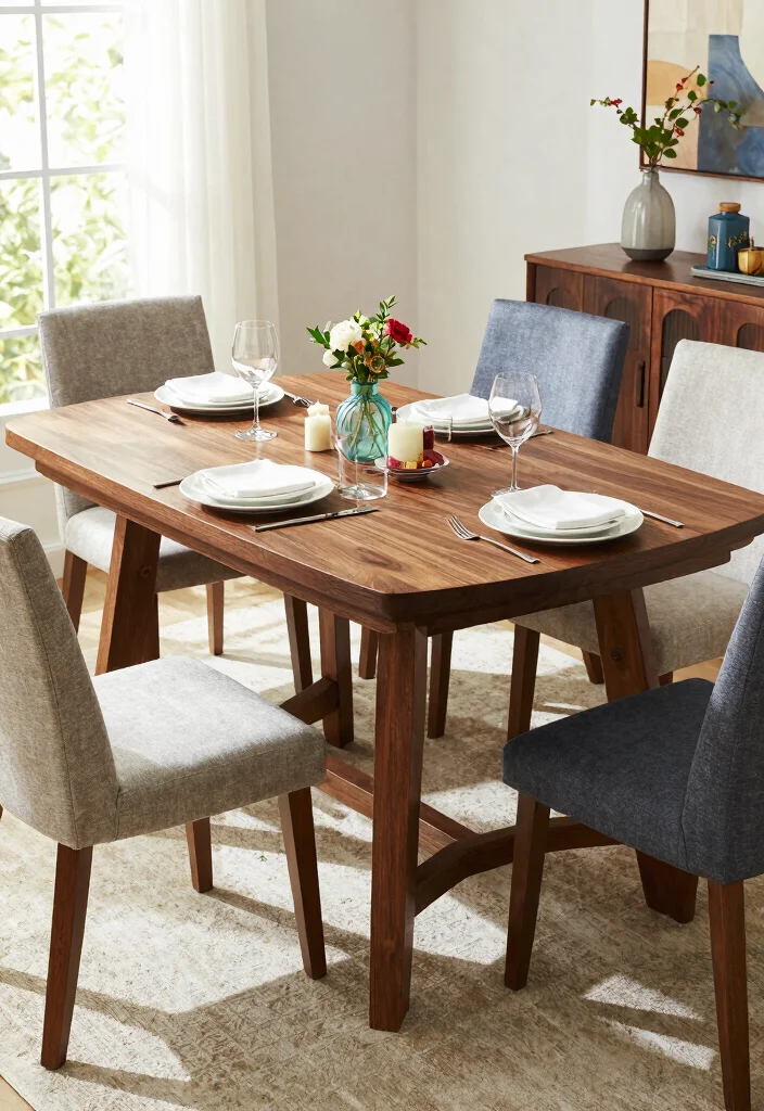 16 Sleek Dining Table Ideas With Modern Minimal Style 65 16 Sleek Dining Table Ideas With Modern Minimal Style - 15. Customizable Dining Table 1