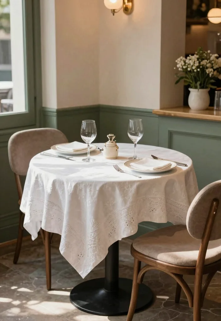 16 Sleek Dining Table Ideas With Modern Minimal Style 66 16 Sleek Dining Table Ideas With Modern Minimal Style - 16. Chic Bistro Table 1