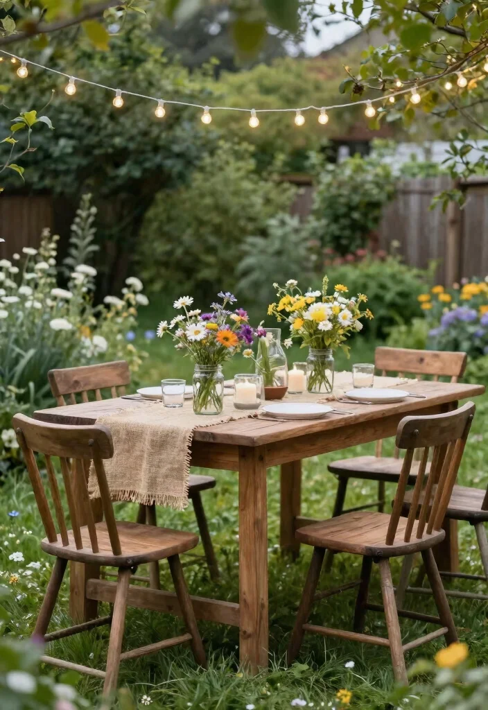 16 Wedding Dining Table Set Up Ideas That Impress Guests - 1. Rustic Wooden Tables 1