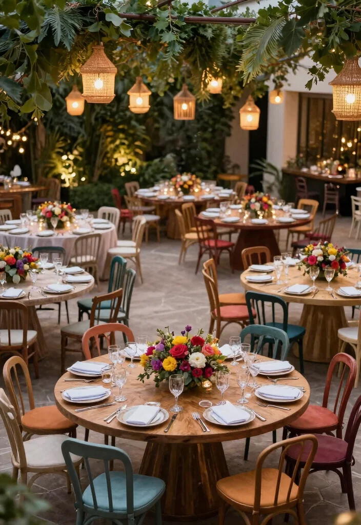 16 Wedding Dining Table Set Up Ideas That Impress Guests - 15. Unique Table Shapes 1