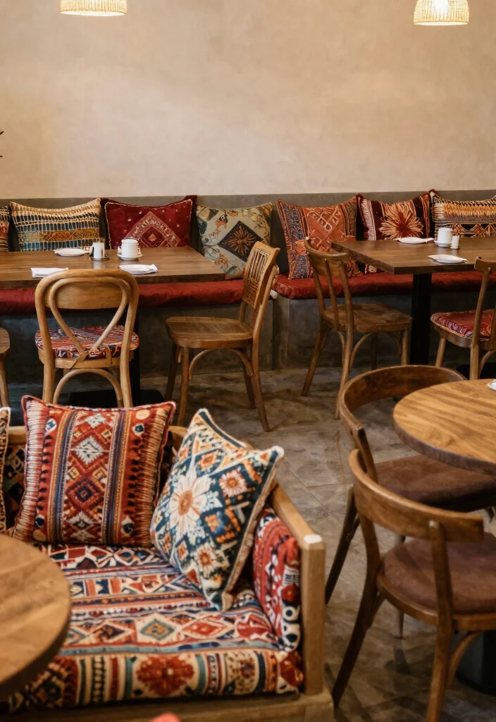 17 Aesthetic Dining Table Ideas With Pinterest Worthy Vibes 56 17 Aesthetic Dining Table Ideas With Pinterest Worthy Vibes - 16. Layered Seating for Comfort and Style 1