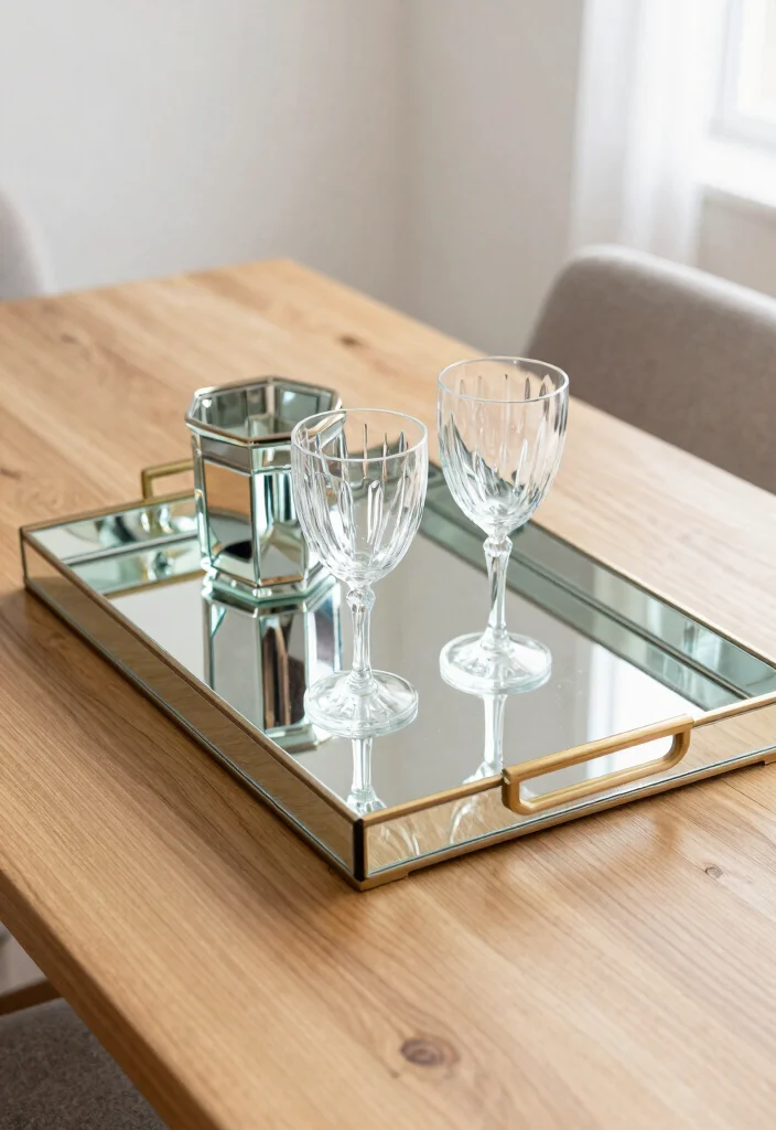 17 Aesthetic Dining Table Ideas With Pinterest Worthy Vibes 39 17 Aesthetic Dining Table Ideas With Pinterest Worthy Vibes - 9. Reflective Surfaces: Mirrors and Glass 1