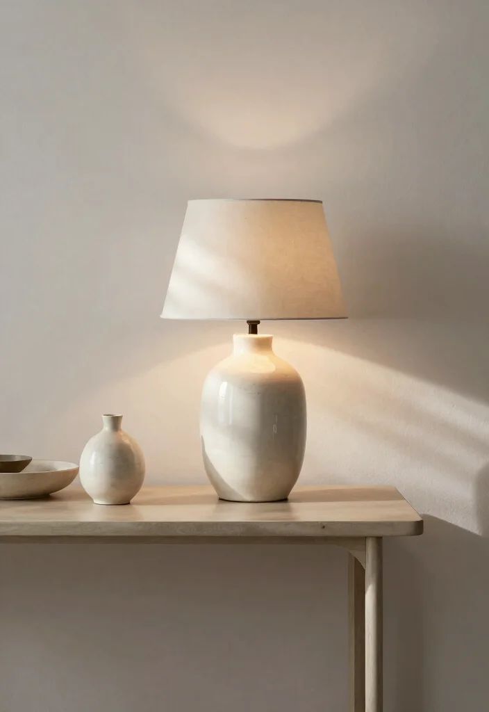 17 Bedroom Console Table Decor Ideas With Stylish Accents 50 17 Bedroom Console Table Decor Ideas With Stylish Accents - 10. Choose Statement Lighting 1