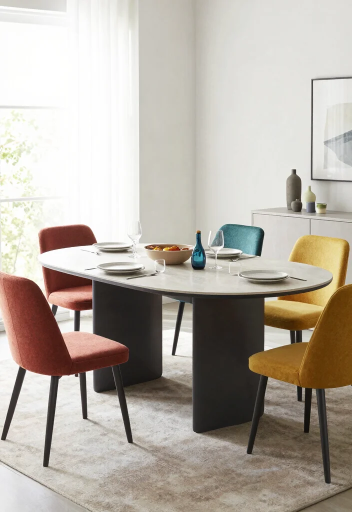 17 Dining Table Oval Ideas With Soft Elegant Lines 34 17 Dining Table Oval Ideas With Soft Elegant Lines - 14. Stylish Modular Designs 1