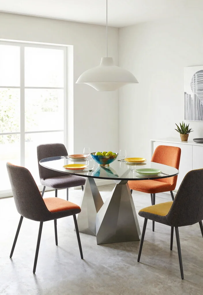 17 Dining Table Oval Ideas With Soft Elegant Lines 3 17 Dining Table Oval Ideas With Soft Elegant Lines - 3. Sleek Glass for Modern Elegance 1